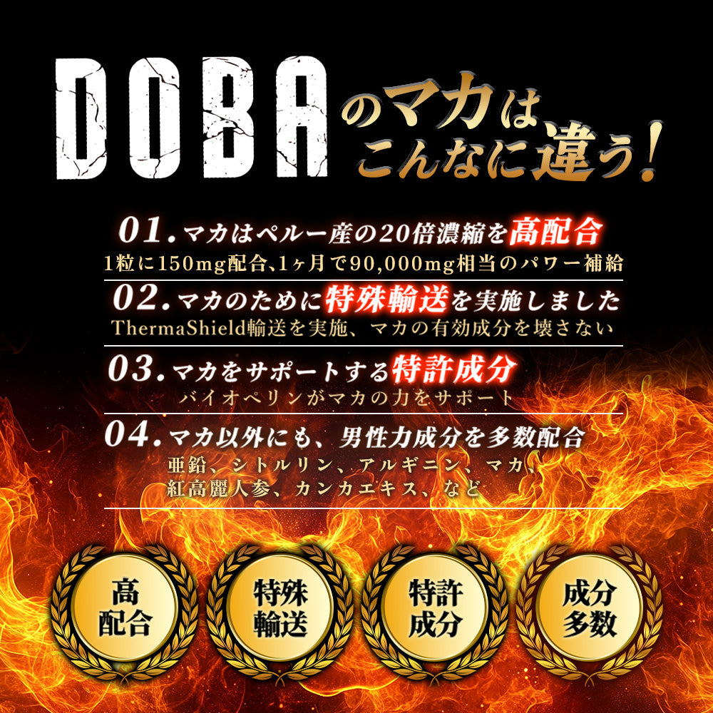 【男の自信を追及】ペルー産20倍濃縮マカ Therma Shield輸送 亜鉛 シトルリン アルギニン 紅高麗人参 カンカエキス シラジットエキス エゾウコギ ムクナエキス